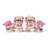 Lucky Foo Dogs – Pink Tobacco Leaf (Set of 2)