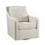 Chaise pivotante moderne et contemporaine Tonkin de 36 po avec revêtement en tissu texturé, siège pivotant à 360 degrés et siège en mousse haute densité