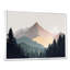 «Morning Mist On The Mountain Horizons», reproduction d'art sur toile encadrée, paysage gris-1212035267-1212035280-1212035268
