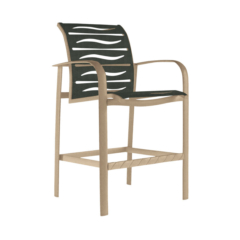 Laguna Beach Outdoor Bar Stool, Mocha, Sonora
