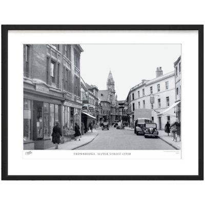 Trowbridge, Silver Street C1950 - Single Picture Frame Print