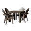 Swing Square 4 - Person 85" Long Dining Set-1880347323-1880347327