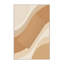 Tapis beige moelleux doux à motif de Pilates-1061902835