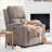 30.71'' Ultra-Comfortable Modern Recliner with Push-Back Mechanism, Dual USB Ports, and Cup Holders-1804988048