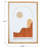 Wood Framed Abstract Wall Art