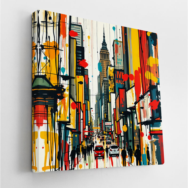 Downtown Congestion, 24" H x 24" W