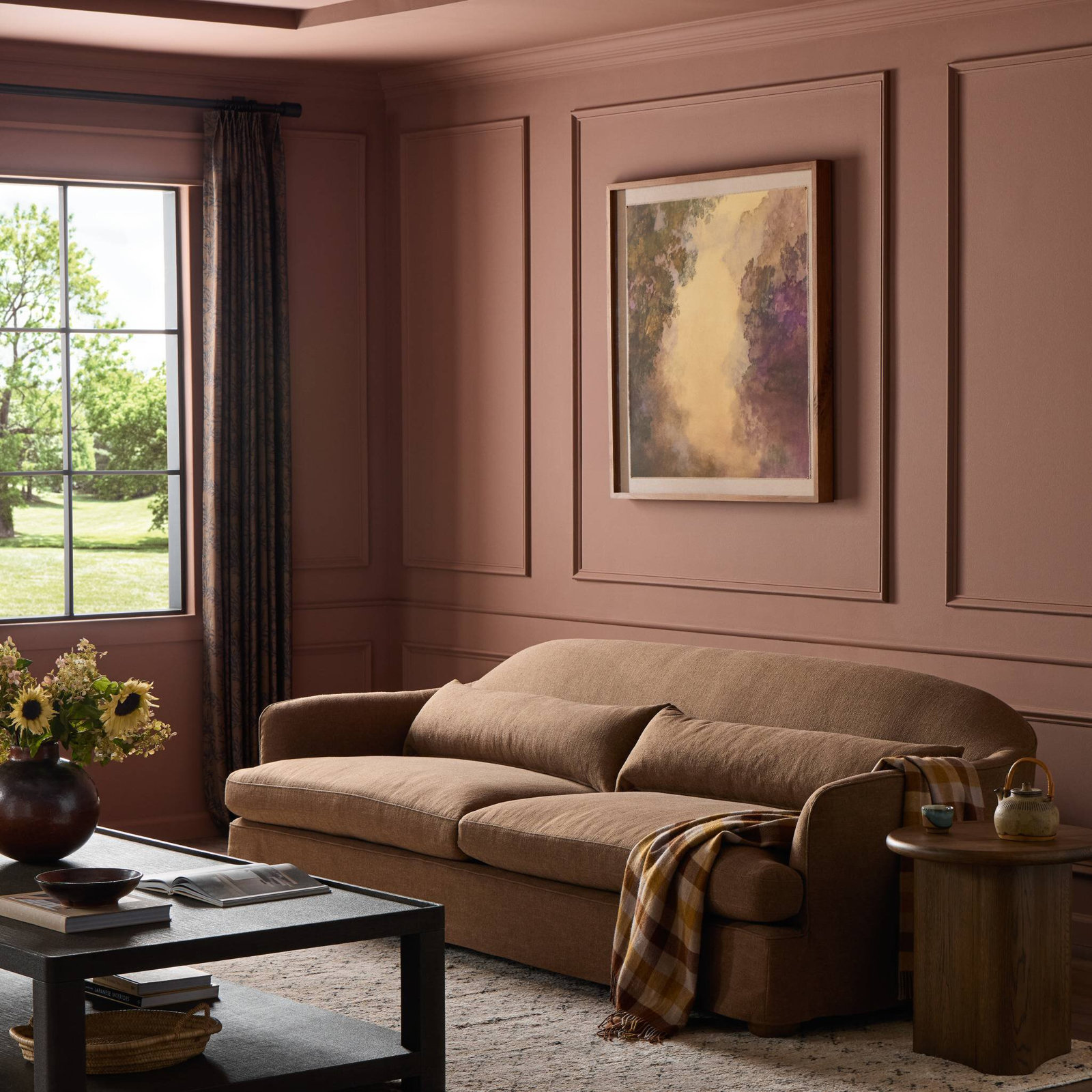 Karissa 100.75'' Upholstered Sofa, Antwerp Cafe
