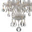 Lustre traditionnel à 4 lumières de style bougie avec détails en cristal Malpasso-121848058-19187331