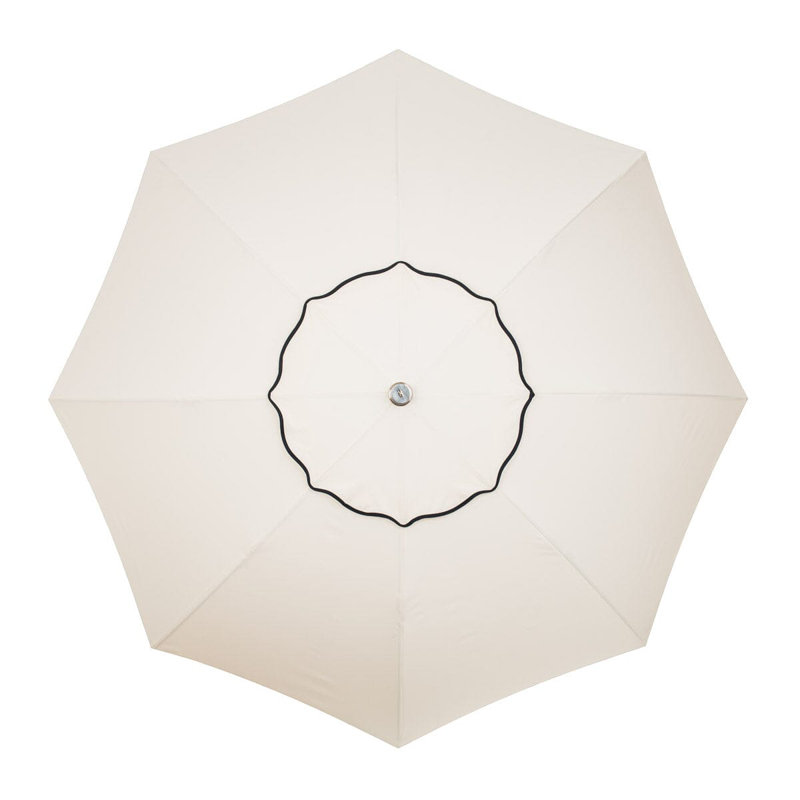 Patio 90'' W Umbrella, Navy/White