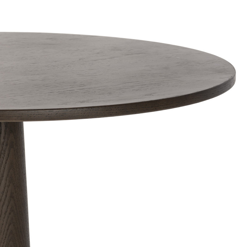 Goetz Bar Table-Brown Oak-Bar, Brown Oak Veneer, 36.5" H x 32" L x 32" W