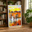 Zebras At Golden Hour Tropical - Print-136705710-136705711