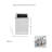 Modern Shiny 3 pc bathroom accessory set