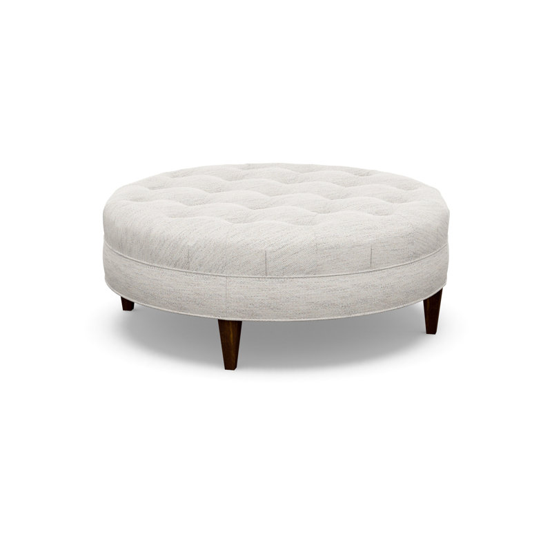 Round Ottoman, Walnut, 7245-70