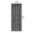 Bohemian Stripe Lines Shag Rug – Anthracite Dark Gray – Medium Pile, Textured, Easy To Clean-1889367692