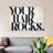 " Your Hair Rocks " Graphic Art Print-31840532-71546186-119823834