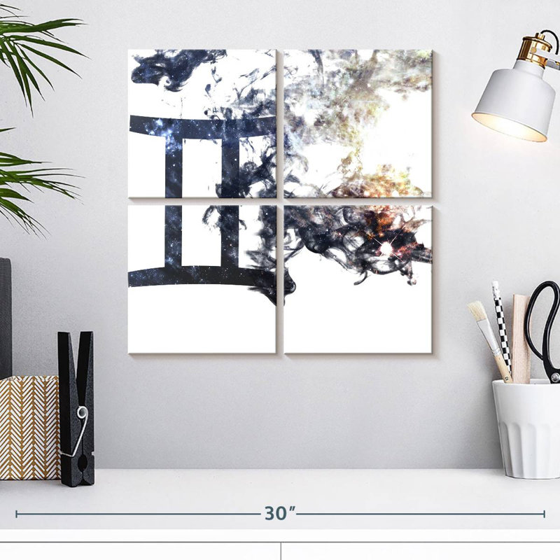 Adella Smoky Gemini, H 18 po x l 18 po