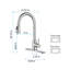 Robinet de cuisine avec douchette extractible