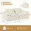 2 Seater Corduroy Loveseat-826838209