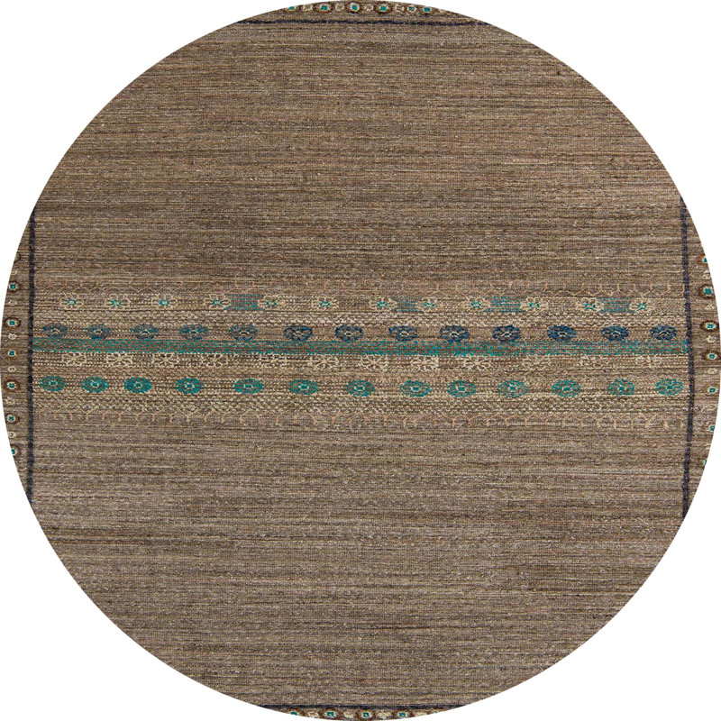 Tapis abstrait moderne 5185, Rond 5 pi