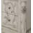 Bone White Finish Computer Desk & Hutch