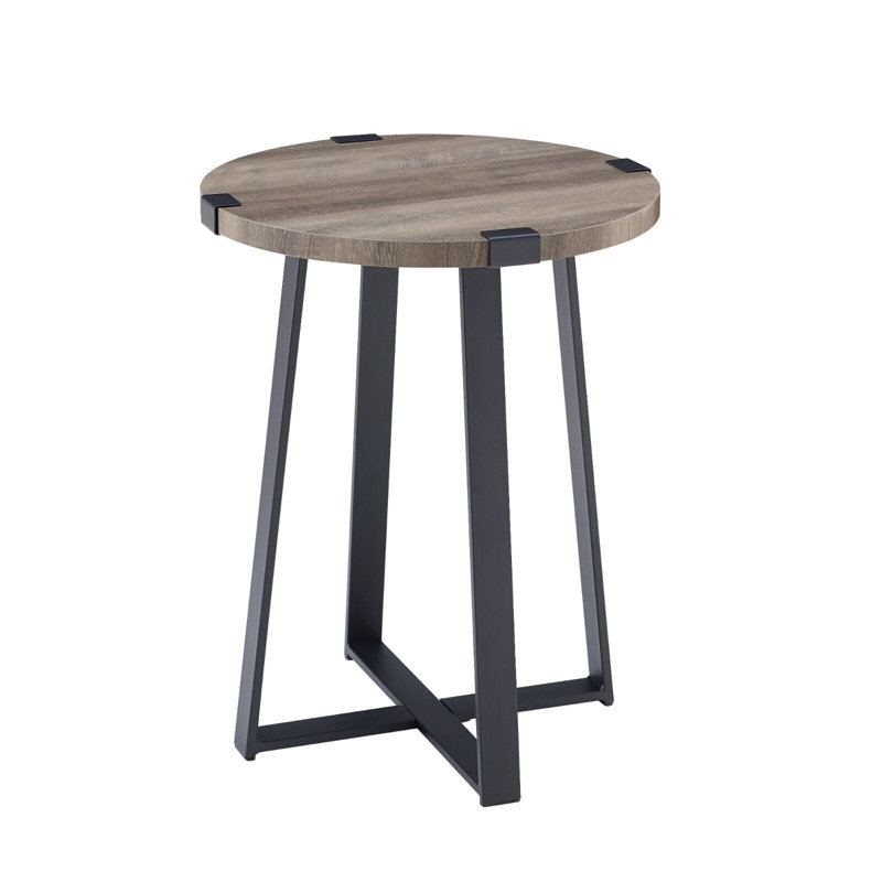 Valley Sled End Table, Grey Wash