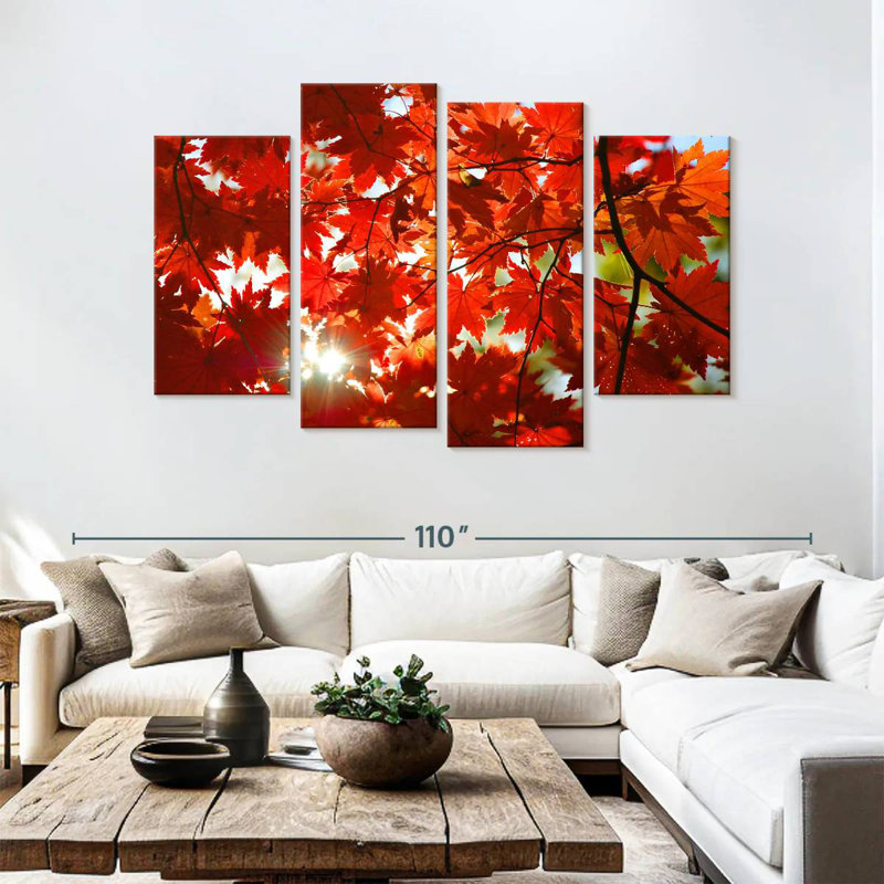 Alvord Maple Leaves, 54" H x 84" W