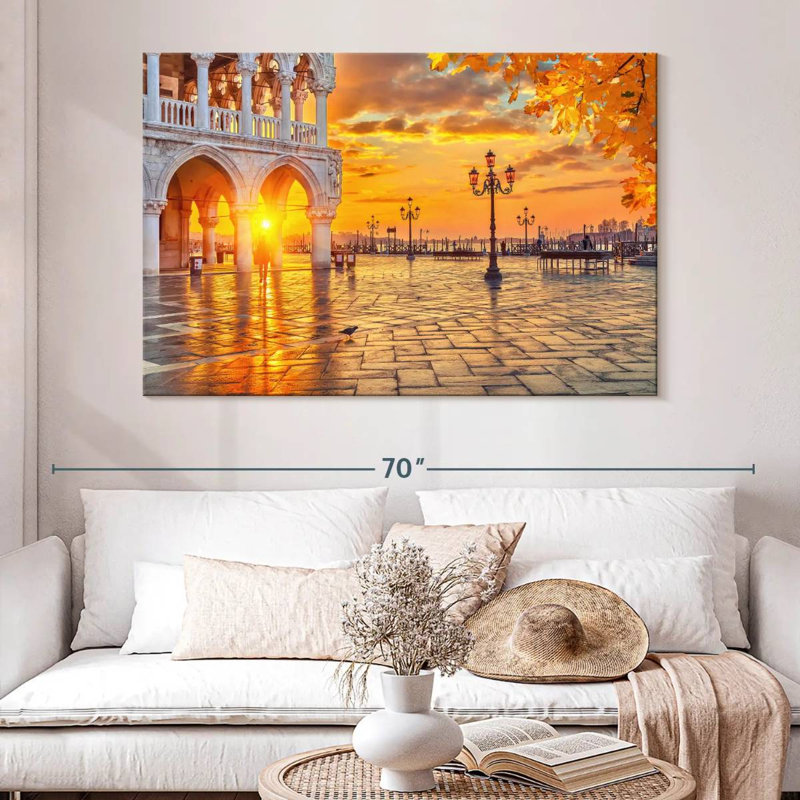 Ravi Piazza Di San Marco, H 34 po x l 51 po