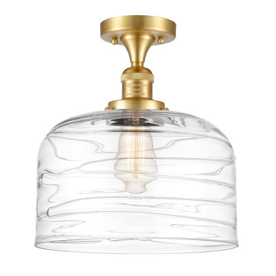 Plafonnier semi-encastré 1 lumière Bell