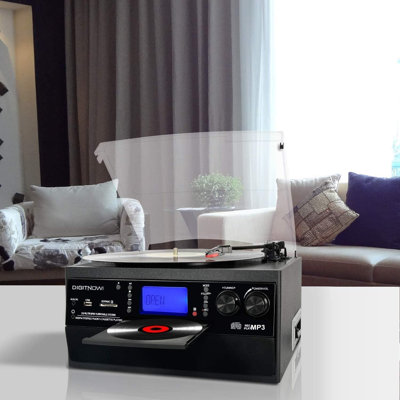 Tourne-disque Bluetooth avec haut-parleur stéréo DIGITNOW