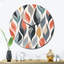 Horloge murale rétro RetroLeaves I-93381665