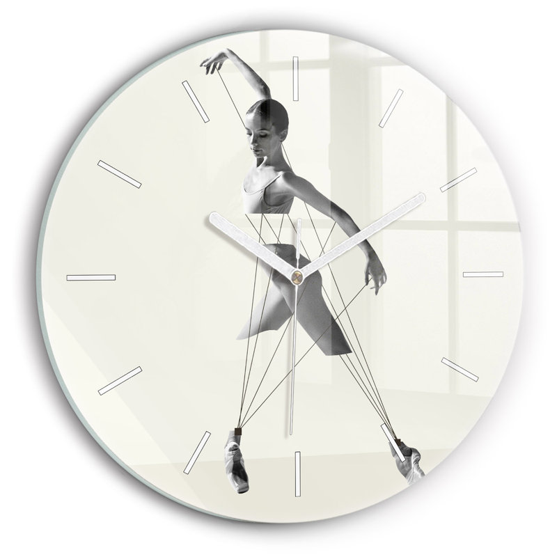 Glass Wall Clock