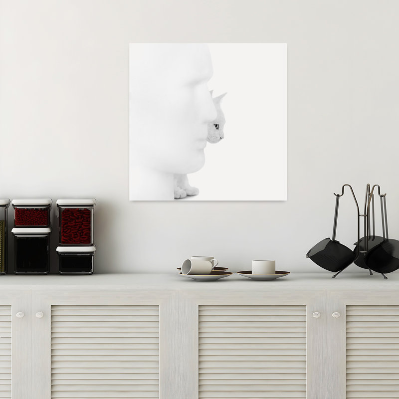 Art mystique contemporain pour chat, H 18 po x l 18 po