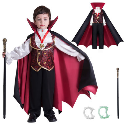 Halloween Gothic Vampire Costume Kids 3T