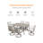 Seehill Patio Swivel Dining Set, Aluminum Outdoor Dining Set With Umbrella Hole, Patio Dining Furniture With Cushions, Outdoor Table And Swivel Chairs For Deck Garden Yard-114543387-114543390