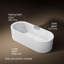 Volute 70-7/8 In. X 30-3/8 In. Freestanding Bath With Shroud