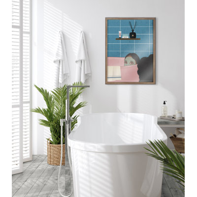 Restful Rest by Mary Joak Framed Glass Wall Art