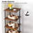 High Narrow Shoe Rack 8-Layer Vertical Shoe Rack Suitable For Small Space Corner Shoe Rack