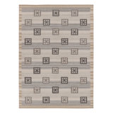 Flatweave Wool Geometric Area Rug
