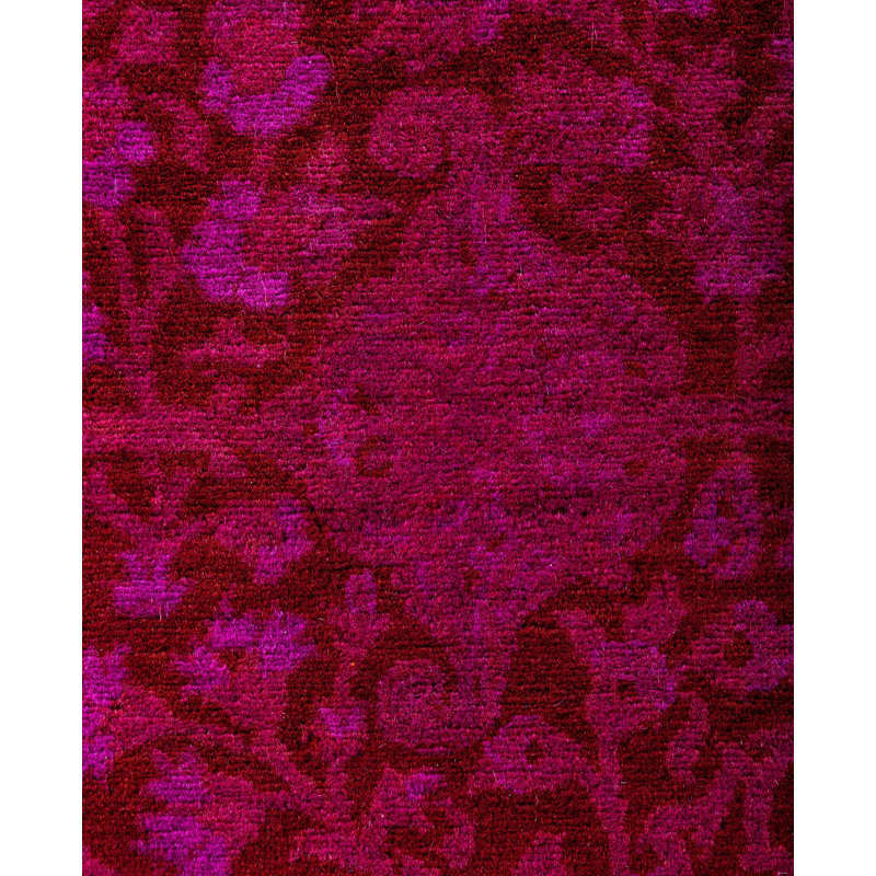 Overdyed One-of-a-Kind 5' 1" X 8' 1" Hand Knotted Area Rug