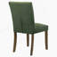 Chaise d'appoint de salle à manger rembourrée Green (ensemble de 2)-1560654820