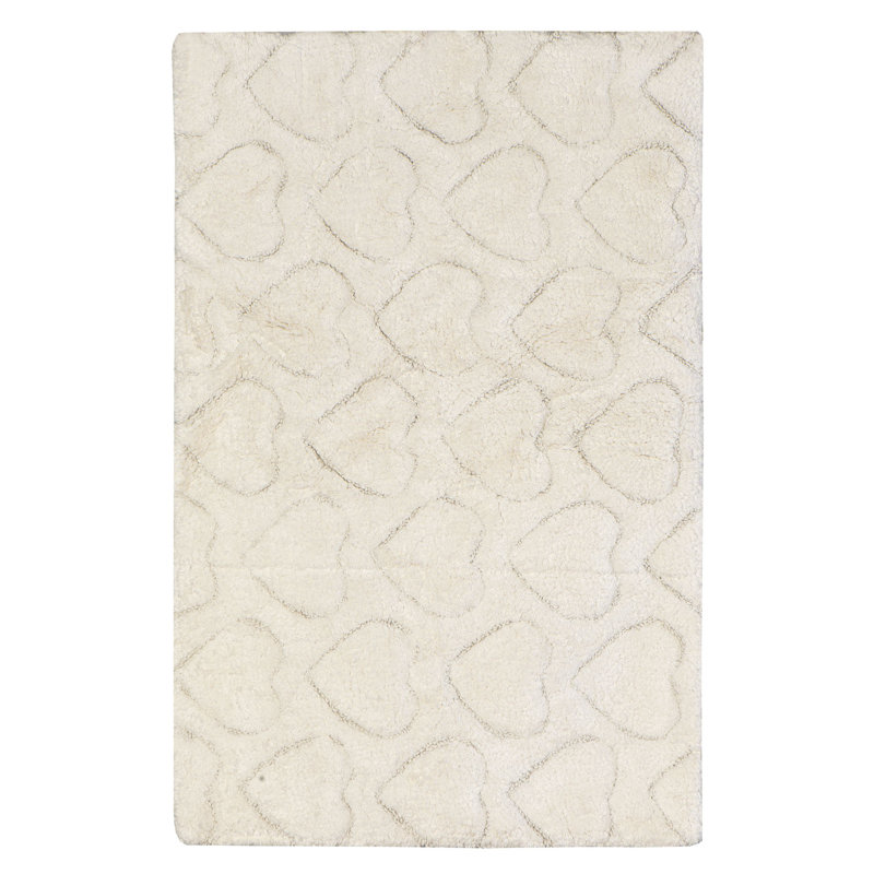 Falstaff Cotton Hand Knotted Area Rug, Rectangle 60 x 90cm