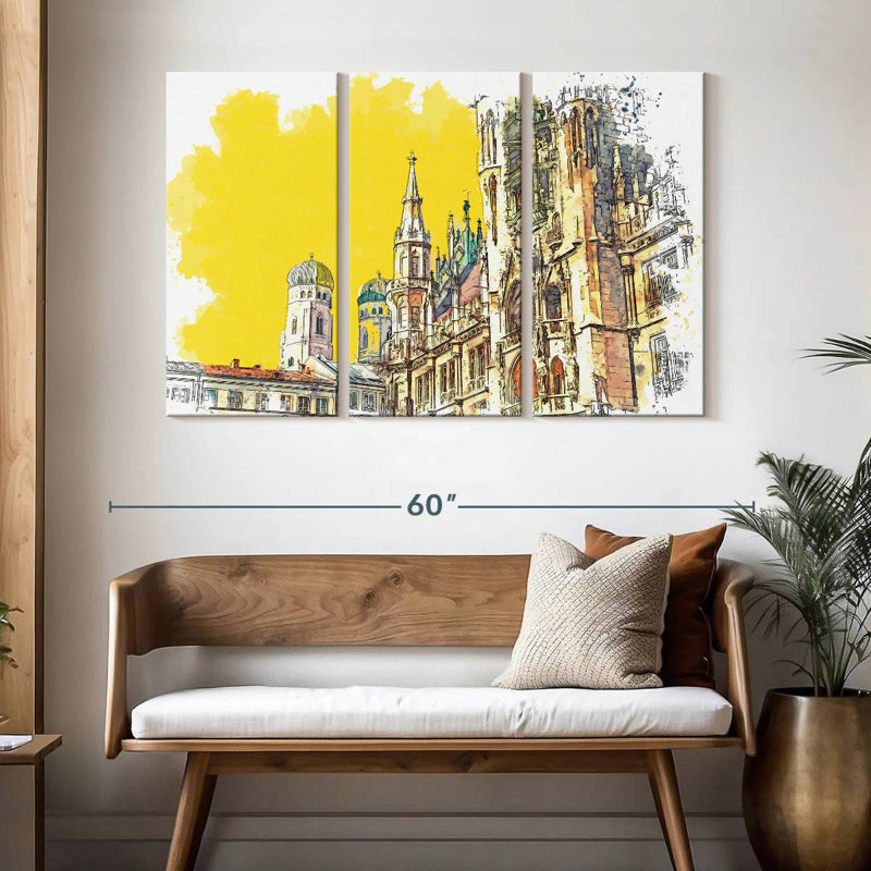 Munich Lilie, 32" H x 50" W