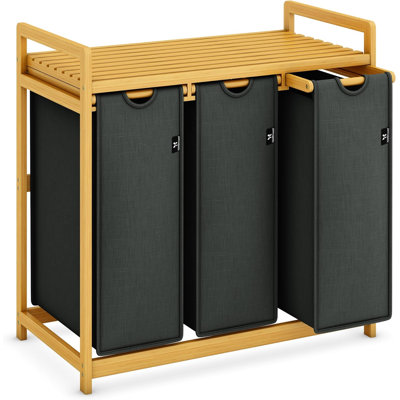 Bamboo Laundry Hamper Storage