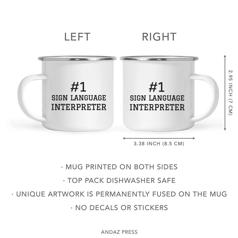 Grande tasse de camping Gilboa, Interprète gestuelle