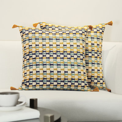 Tatami Jacquard Cushion Cover (Set Of 2)