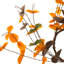 Ensemble de 12 feuilles de feuilles d'automne de 8 po, décorations botaniques pour la fête de l'automne