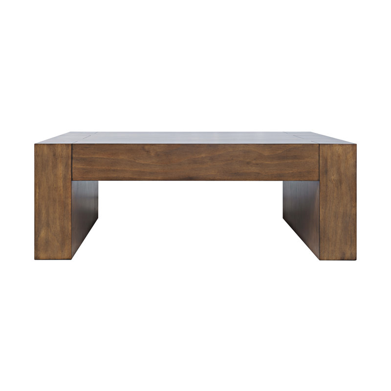 Grenda Modern Rustic 52" Dovetailed Coffee Table - Chestnut