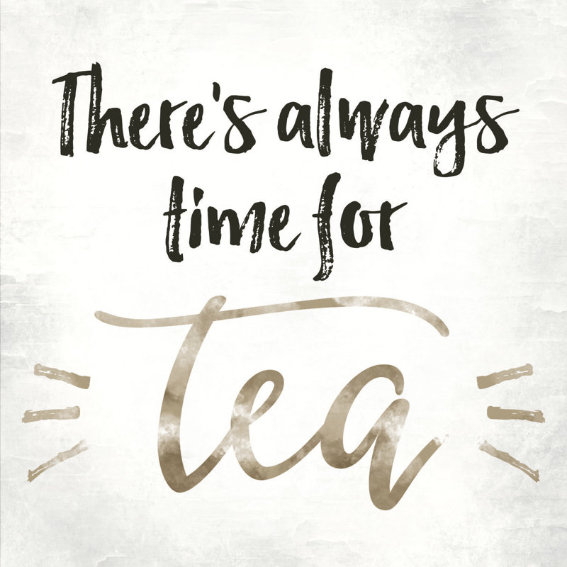 Time For Tea - Wrapped Canvas Print, 76cm H x 76cm W x 3.8cm D