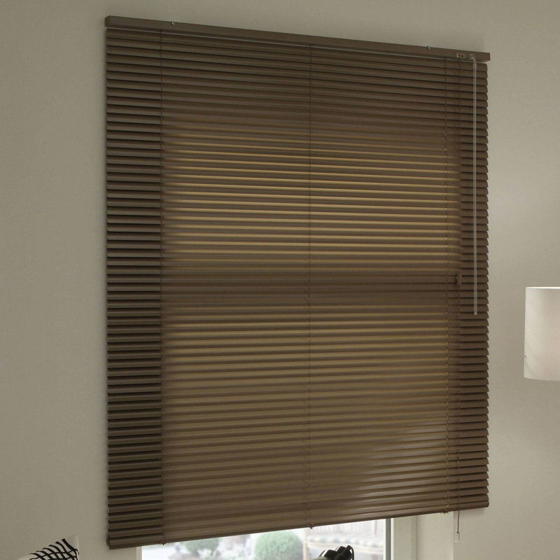 Room Darkening Mini Blinds, 240cm L x 90cm W, White