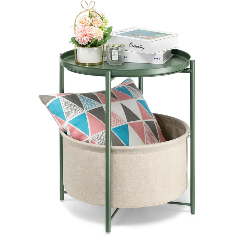 End Table, Dark Green